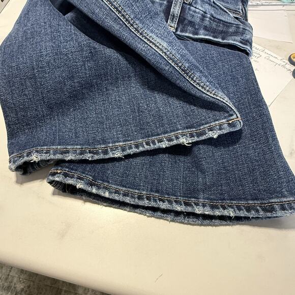 American Eagle Curvy Stovepipe Women’s 6 Long Medium Wash Blue Stretch Denim - Picture 6 of 11